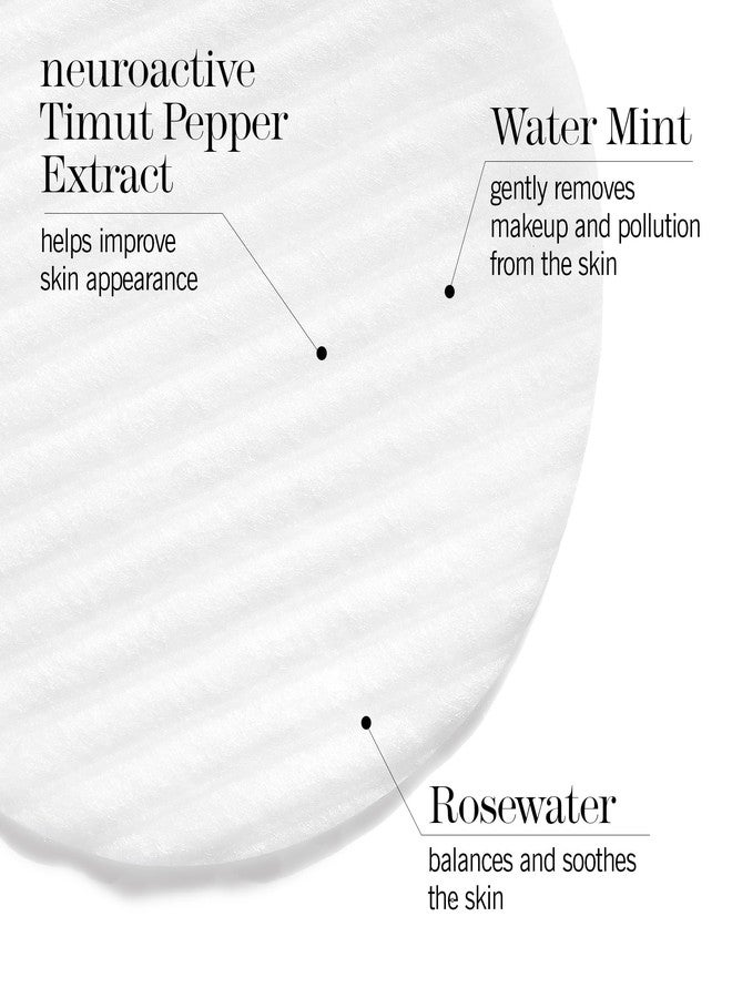 هذا المنتج - وسادات تنظيف الوجه "إن ترانسايت نو تريس"، مناديل مبللة للوجه معطرة بماء الورد والنعناع، مزيل مكياج لطيف (80 وسادة) - Image 3